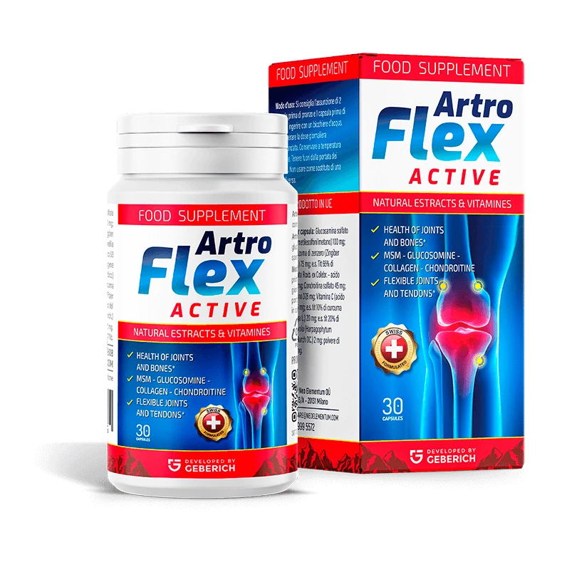 Artroflex Active — Integratore alimentare, flacone da 30 capsule