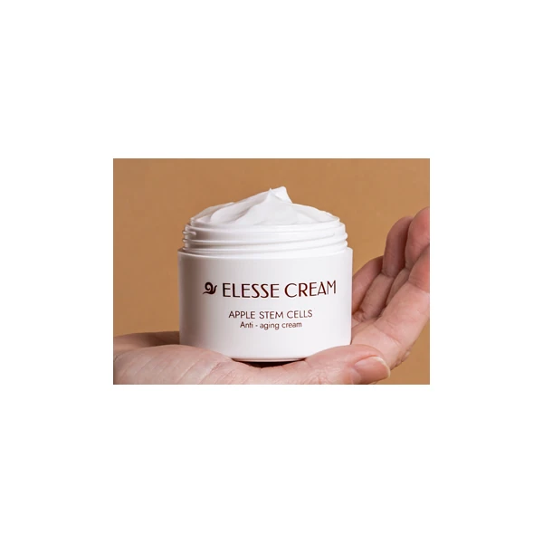 Elesse Cream — Crema cosmetica per il viso in vasetto