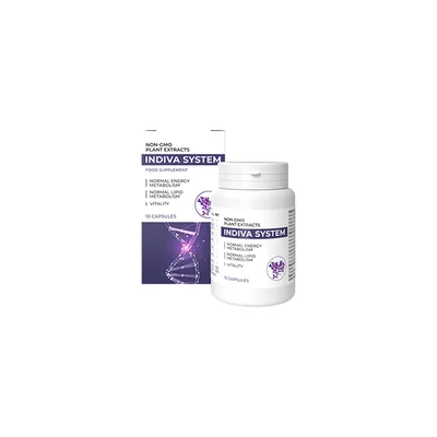 InDiva System — Integratore alimentare, 10 capsule di gelatina da 0,480 g