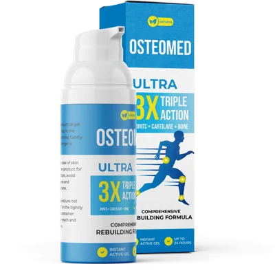 Osteomed — Gel per massaggio · Flacone con erogatore